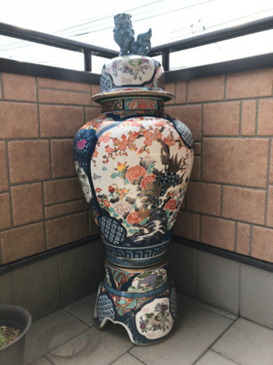 【40万で購入】大きなツボ・かめ・シーサー 高さ約115cm