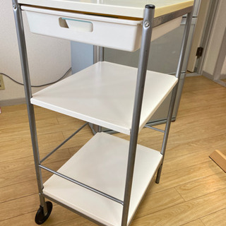 【新品未開封】IKEA BYGEL イケア　キッチンワゴン　キャスター付き　廃盤 IKEA - 【廃盤・希少品】イケア IKEA BYGEL キッチンワゴン