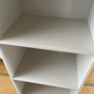 美品　カラーボックス　白　2個　14、15日のみの画像