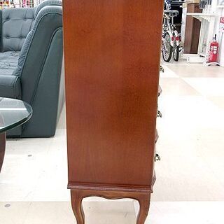 札幌市/清田区 イタリア製 4段チェスト 象嵌 ヨーロピアン 猫脚