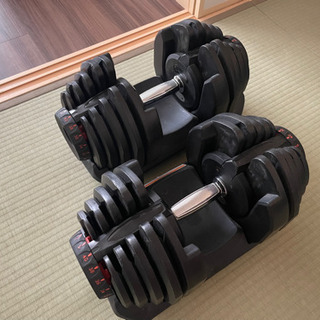可変式ダンベル40kg×2★ベンチ★Wバー★プレート