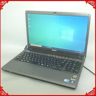 1台限定 ノートパソコン 中古動作良品 フルHD 16.4型 SONY VPCF148FJ Core i5 4GB 高速SSD DVD-ROM 無線 Bluetooth Windows10 Office