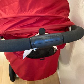 【受渡決定しました】グレコ　シティトレック　レッド　三輪ベビーカー　usedの画像