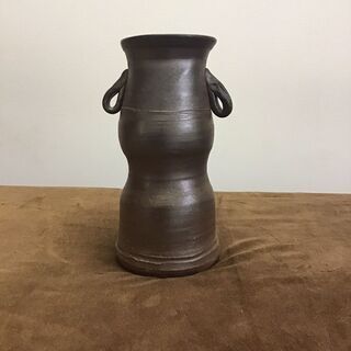 美品☆備前焼花瓶