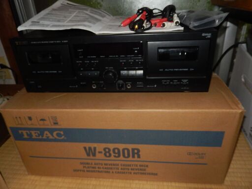 TEAC W-890R-B Cassette tape recorder カセットテープレコーダー
