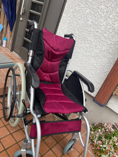 車椅子　軽量　折り畳み　自走介助兼用