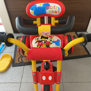 ミッキー＆ミニー 三輪車 西松屋の画像