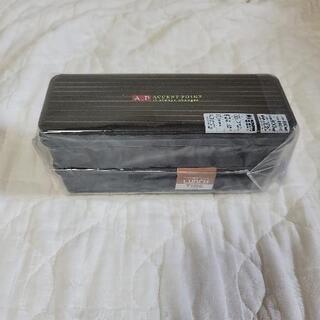 未開封☆スケーター 弁当箱 2段 シリコン製内蓋付 900ml 大容量 ランチボックス アクセントポイント ブラック 男性用 日本製 SSLW9

の画像