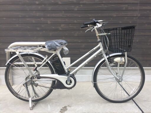 地域限定送料無料　パナソニック　ビジネスビビ　業務用　新基準　13,2AH　シルバー　パスギア　アシスタビジネス　神戸市　電動自転車