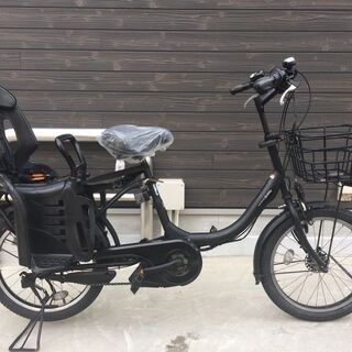 地域限定送料無料　バッテリー新品　ヤマハ　パス　バビー　新基準　子供乗せ　黒　ビッケ　ギュットアニーズ　神戸市　電動自転車　