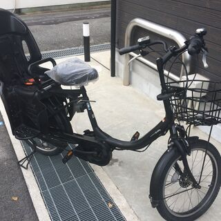 地域限定送料無料　パスバビー　8,9AH　子供乗せ　黒　神戸市　電動自転車 地域限定送料無料 バッテリー新品 ヤマハ パス バビー 新基準 子供乗せ