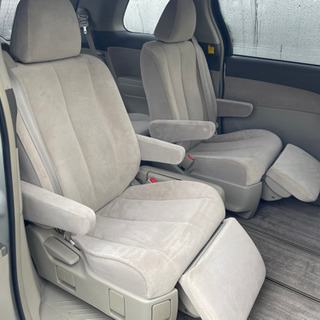 ★支払い総額34万円★車検令和5年7月まで　車検2年付き　トヨタ　エスティマハイブリッド　4WD 左Pスラ　ETC Bカメラ　社外ナビ　オットマン　機関良好の画像