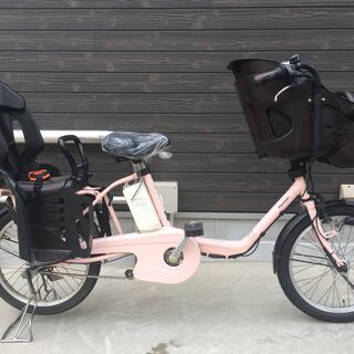地域限定送料無料　ギュットミニ　三人乗り　13,2AH　ピンク　神戸　電動自転車 地域限定送料無料 パナソニック ギュットミニ 三人乗り 子供乗せ