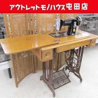 BROTHER ブラザー 足踏みミシン アンティーク 昭和 リメ...