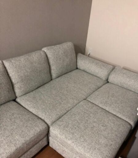 タンスのゲン ソファー 4人掛け カウチソファー