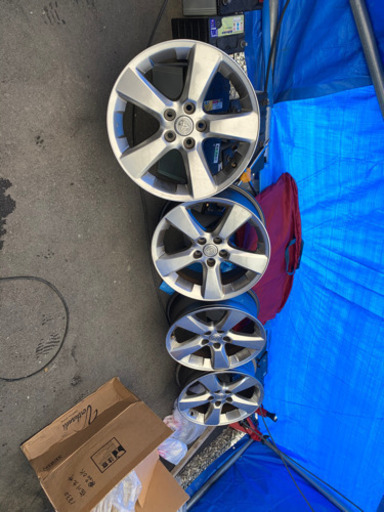 トヨタ　ハリアー　純正ホイール　18インチ　4本セット　7J 35