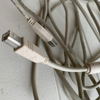 【値下げ】USBケーブル　タイプA⇄タイプB  5メートルの画像