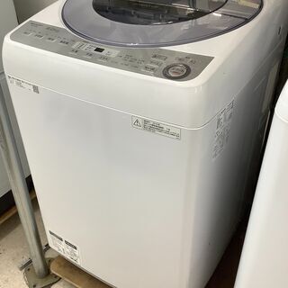 SHARP/シャープ 8kg 洗濯機 ES-GV8C 2018年製 【ユーズドユーズ名古屋天白店】J936 