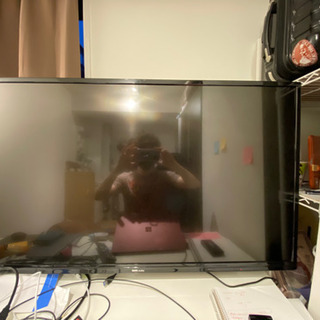 DMM.make 43インチ4Kモニター&台付きの画像