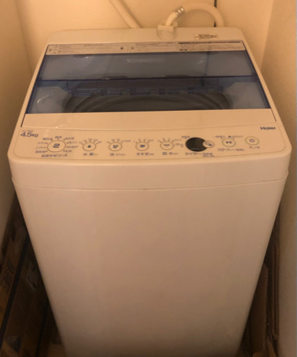 【美品】2019年製　全自動洗濯機　Haier(ハイアール) JW-C45FK
