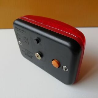 自転車 後部ライト 電池付き動作OKの画像