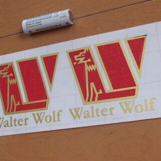 【送料０円】カッティングタイプのステッカー「WalterWolf...