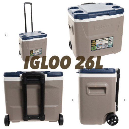 イグルー（igloo） クーラーボックス 26L カンタム28 ハイブリッドローラー