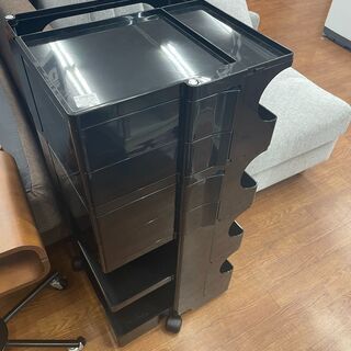 B-LINE ホビーワゴン　4段　ブラック　ジョエ・コロンボ　