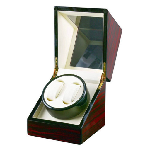 新品 最新ワインディングマシーン 2本巻き ウォッチワインダー 日本製 マブチモーター 超静音設計 腕時計 木目調 ロレックス オメガ