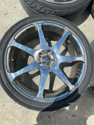 AVS モデル7 18インチ5穴PCD100 アルミホイール