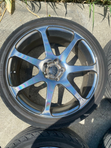 AVS モデル7 18インチ5穴PCD100 アルミホイール