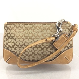COACH コーチ ミニシグネチャー アクセサリーポーチ