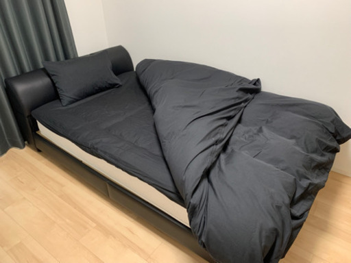 【7/29(木)まで】セミダブルベッドフレーム＆マットレス