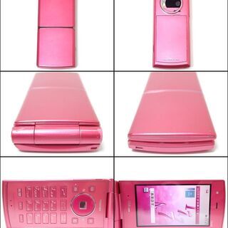 D262 au T008 東芝 ガラケー 初期化○ ピンクの画像