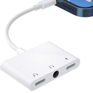 iPhone イヤホン 変換 ケーブル lightning 充電...
