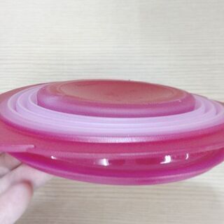 未使用 タッパーウェア ゴーフレックス 950ｍｌ 4個セット 2色 食品容器 保存 ストッカー 札幌 中央区の画像
