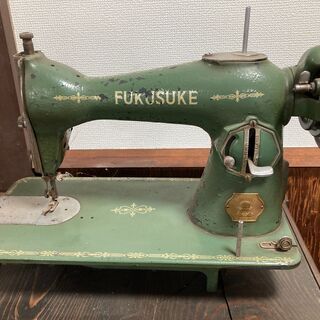 【アンティーク】【レトロ】FUKUSUKE　鉄製ミシン