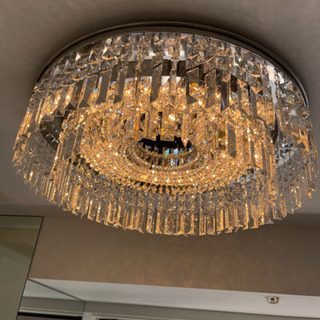 照明器具 シャンデリア 調光付き  定価928000円 シャープの画像