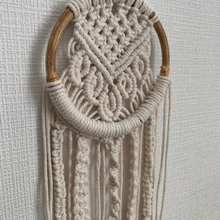 マクラメ編みドリームキャッチャーの画像