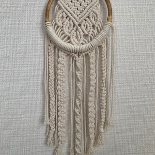 マクラメ編みドリームキャッチャーの画像