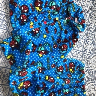 110cm スパイダーマンパジャマの画像