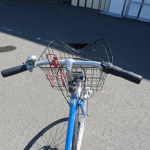 自転車 26インチ 6段変速 6段切替 シティサイクル 青系 札幌 西野店