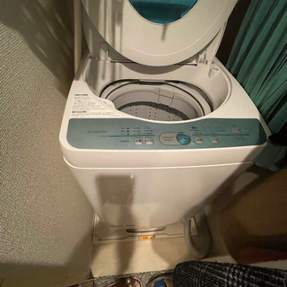 【無料】シャープ全自動洗濯機４．５Ｋの画像