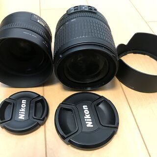 デジタル一眼レフカメラの名機【ニコン Nikon D7000 18-105 VR Kit＋単焦点レンズAF-S DX NIKKOR 35mm f/1.8G】／カメラ箱付き／の画像