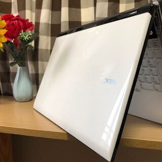 彡訳アリ値下げ！Ｗｅｂカメラ内蔵・ＮＥＣＡランク品・超高速ｉ７第三/新品ＳＳＤ２４０ＧＢ/クリスタルホワイトWin10 64bit/Office2019付/15.6ｲﾝﾁ/メモリ８GＢ/無線/DVD・ＣＤ再生ソフト付　No.2107001の画像