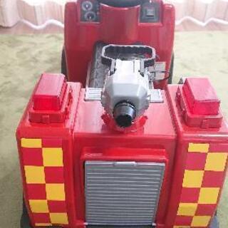 消防車　乗用玩具の画像