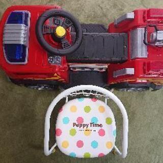 消防車　乗用玩具の画像