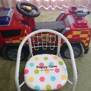 消防車　乗用玩具の画像