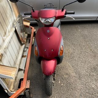 スズキのレッツ4 原付きバイク 自転車 オートバイ（スズキ