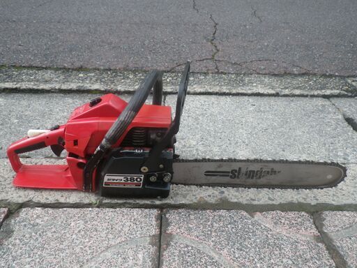 動作品 新ダイワ shindaiwa エンジン チェーンソー 380 16インチ(40cm) 37.7cc